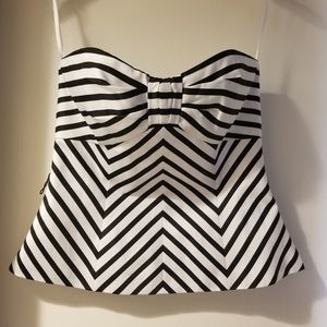 White House Black Market Strapless Blouse